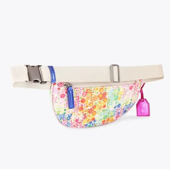 Kurt Geiger Limited Edition Floral Couture Southbank Belt Bag w/Dustbag, NWT - Picture 3 of 4